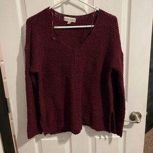 Burgundy Sweater